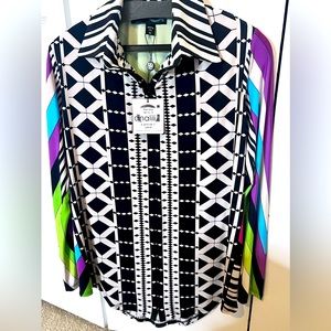 Analili XS Long Sleeve Blouse NWT